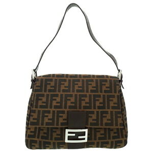 FENDI Zucca Mamma Bucket Semi Shoulder Bag
